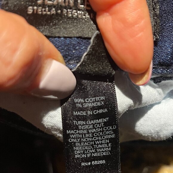 Express Stella Black Stripe skinny Jeans leggings size S - Picture 7 of 12